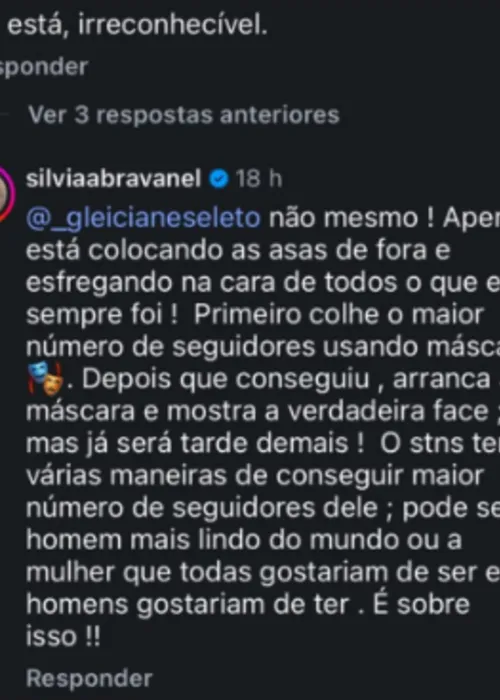 
					Silvia Abravanel humilha Virginia após vídeo com dólares e cobra Poliana Rocha: 'Deveria tirar a guarda'
				
				