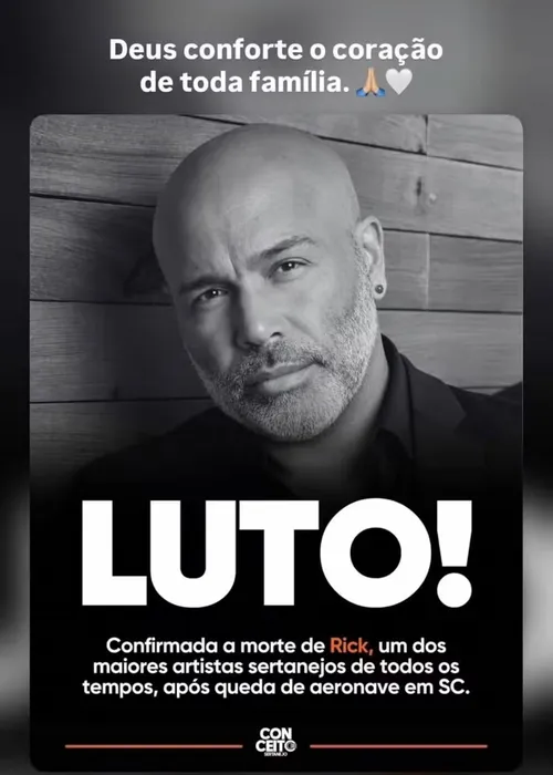 
					Simone Mendes, Ana Castela e outros famosos lamentam a morte do cantor Rick
				
				