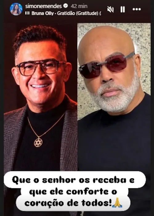 
					Simone Mendes, Ana Castela e outros famosos lamentam a morte do cantor Rick
				
				