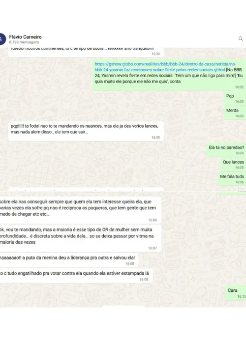 
					Vorcaro se desespera com obsessão de Yasmin Brunet em novas mensagens vazadas
				
				