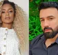 
                  Cariúcha dá beijão em jornalista durante gravação do Superpop