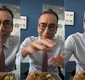 
                  César Tralli mostra seu almoço na Globo: 'Festival da marmita'