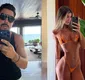 
                  Cauã Reymond viaja pela primeira vez com affair 26 anos mais nova; veja