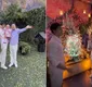 
                  Cidade cenográfica, bolo gigante e mais: Lucas Rangel causa alvoroço na web com festão de luxo em aniversário da filha; veja vídeo