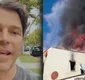 
                  Erik Marmo, ex-galã da Globo, tem casa destruída por incêndio nos EUA; vida do ator mudou drásticamente