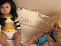 Scheila Carvalho reage a vídeo de gêmeas fantasiadas: 'Emocionei'