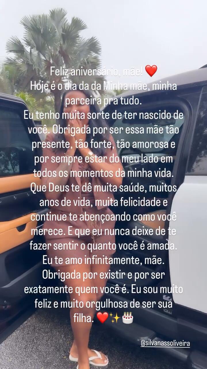 Ludmilla surpreende mãe com presente de quase R$ 1 milhão; veja