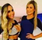 
                  Mulher Melão "paga peitinho" ao posar com Andressa Urach