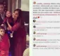 
                  Após passar Natal em família, Zezé troca farpas com internautas