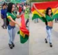 
                  Musa da Bolívia rouba a cena em duelo da Copa América