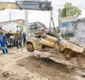 
                  Operação de limpeza retira 500 carcaças de carros em Salvador
