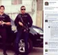 
                  Foto de policiais bonitões causa alvoroço nas redes sociais