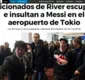 
                  Messi é insultado e recebe cusparada de torcedores do River