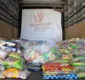 
                  Voluntárias Sociais doam alimentos arrecadados em show de Saulo