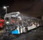 
                  Prejuízo dos ônibus incendiados em Pero Vaz é de quase R$ 1 mi