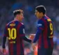 
                  Não cai! Messi e Suárez trocam passes de cabeça em treino;veja