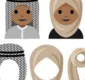 
                  Adolescente muçulmana cria emojis com véu islâmico