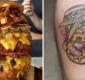 
                  Hambúrguer de graça para quem tatuar um dos itens do cardápio