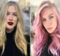 
                  Fiorella Mattheis pinta o cabelo de rosa para dar vida a stripper