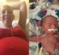
                  Grávida que lutava contra câncer morre 1 dia após ter gêmeos