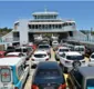 
                  Movimentação no ferry boat deixa trânsito congestionado