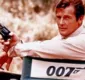 
                  Roger Moore, que interpretou James Bond no cinema