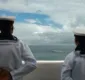 
                  Mortos na guerra são homenageados pela Marinha na Barra