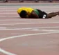 
                  Em sua despedida, Bolt se machuca e não completa prova