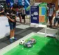 
                  Futebol de robôs anima pais e filhos no Campus Kids