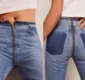 
                  Nova tendência: Zíper extremo na parte traseira da calça jeans