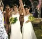 
                  Bailarina do Faustão e namorada se casam no Rio