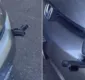 
                  Motorista descobre pistola cravada no parachoque do seu carro