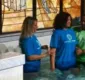 
                  Carla Perez mostra batismo da filha em igreja evangélica; veja