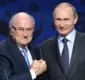 
                  Blatter: 'encontrei-me com Putin, mas estou na Copa como torcedor