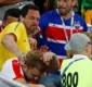 
                  Brasileiro e sérvio trocam agressões em estádio na Rússia; veja