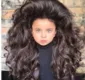 
                  Menina de 5 anos bomba no Instagram por causa do cabelão