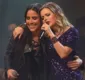 
                  Sandy e Wanessa Camargo cantam juntas e emocionam fãs
