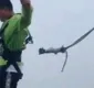 
                  Cabo de segurança preso a turista se solta a 152 metros de altura
