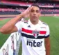 
                  Jogador do São Paulo faz gesto de arma e dedica gol a Bolsonaro