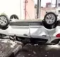 
                  Manobrista derruba parede de estacionamento e carro cai