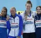 
                  Baiana Ana Marcela faz história na maratona aquática