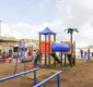 
                  Praças públicas são opções de lazer para crianças em Lauro
