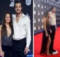 
                  Tiago Iorc surge com nova namorada no Grammy Latino