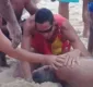
                  Jovem que ficou soterrado em praia recebe alta de hospital