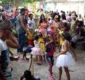 
                  Bailinho infantil nos bairros anima foliões mirins