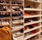 
                  Closet gigante de Leo Santana impressiona com coleção de sapato