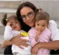
                  Ivete Sangalo canta com filhas gêmeas durante live: 'especiais'