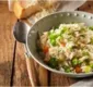 
                  É fit! Aprenda a preparar risoto de aveia com brócolis
