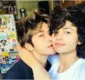 
                  Nanda Costa e Lan Lanh comemoram sete anos do primeiro beijo