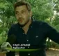 
                  Antes do 'BBB21', Caio deu entrevista à Globo com rosto machucado